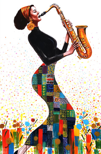 Jazz improvisation by Trayko Popov, Painting for Sale on Singulart