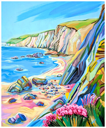 Waves of Color van Trayko Popov, Schilderij te koop op Singulart