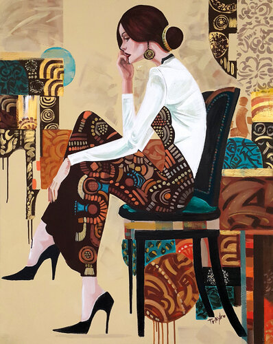 The memory doesn't leave me van Trayko Popov, Schilderij te koop op Singulart