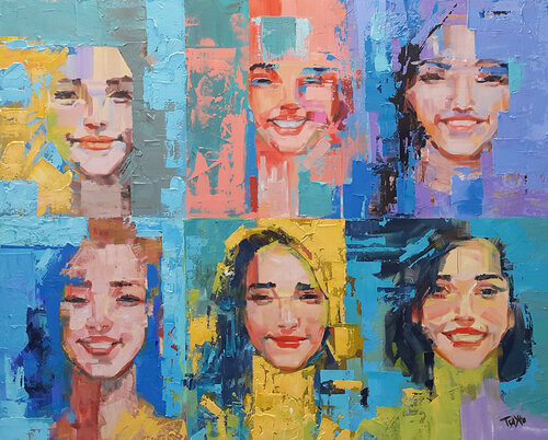 We Are Here van Trayko Popov, Schilderij te koop op Singulart