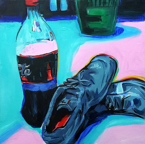 Tennis. Time For A Break . Wimbledon will be canceled. van Trayko Popov, Schilderij te koop op Singulart