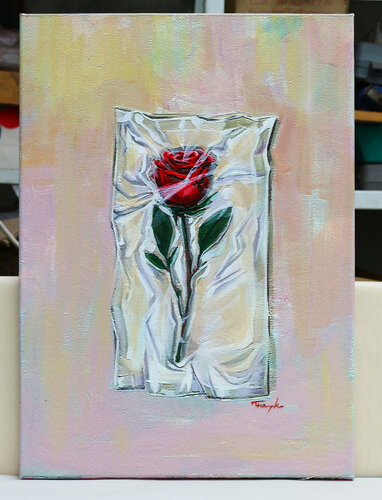 Quarantine. Isolation. Restricted movements. Lockdown van Trayko Popov, Schilderij te koop op Singulart