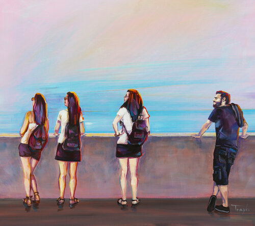 There's Something Happening... van Trayko Popov, Schilderij te koop op Singulart