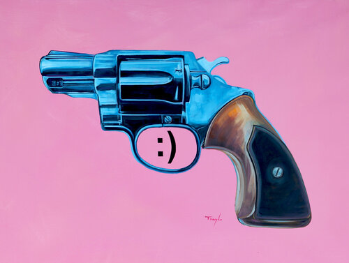 It's Just A Joke van Trayko Popov, Schilderij te koop op Singulart