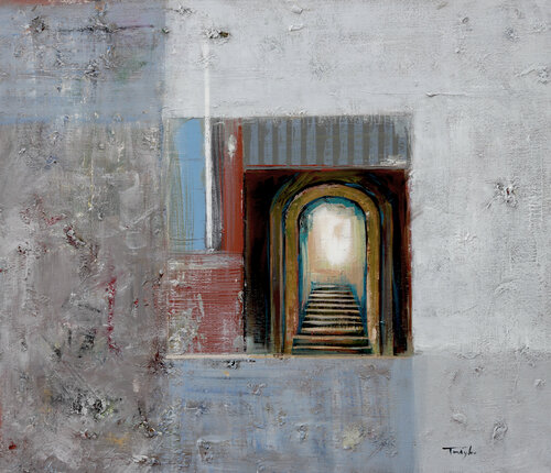 Portal to the Unknown. Door. Enter. Exit. van Trayko Popov, Schilderij te koop op Singulart