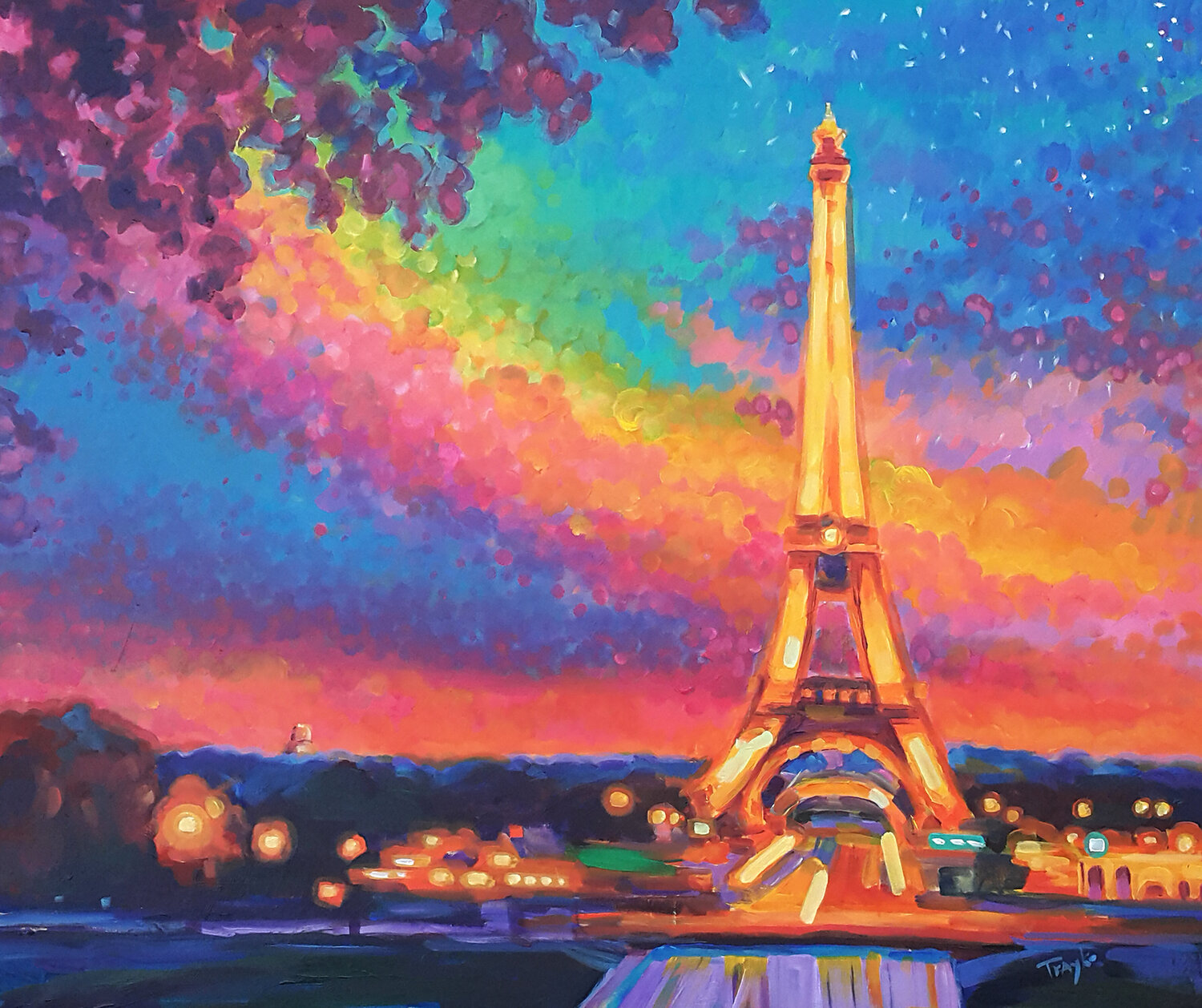 Paris Sunset Glow Trayko Popov