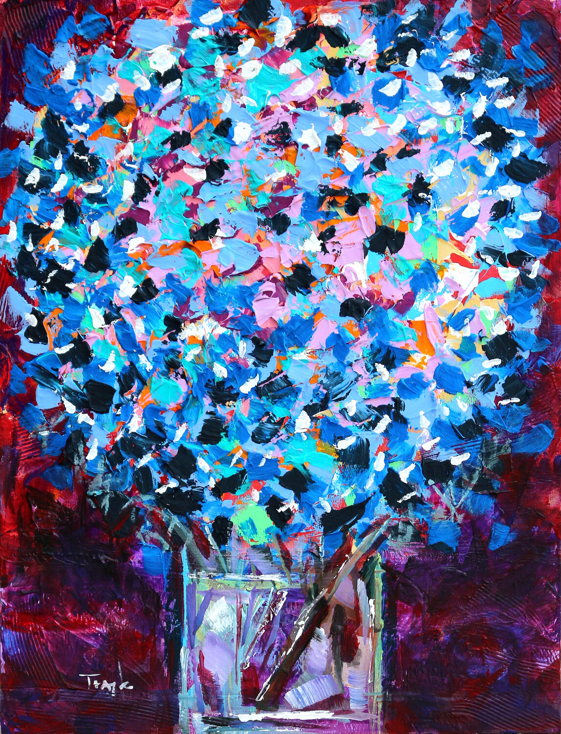Bouquet. Flowers. Vase. Colors Trayko Popov