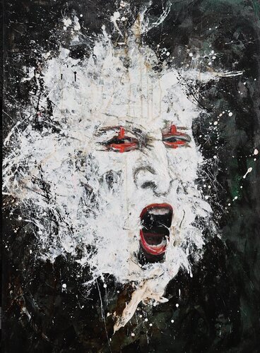 DER LETZTE SCHREI by Simone Götz, Painting for Sale on Singulart
