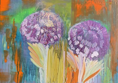 Neon Garden by Jovica Noah Kostic, Painting for Sale on Singulart