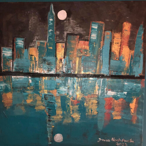 Manhattan Dream par Jovica Noah Kostic, Peinture en vente sur Singulart