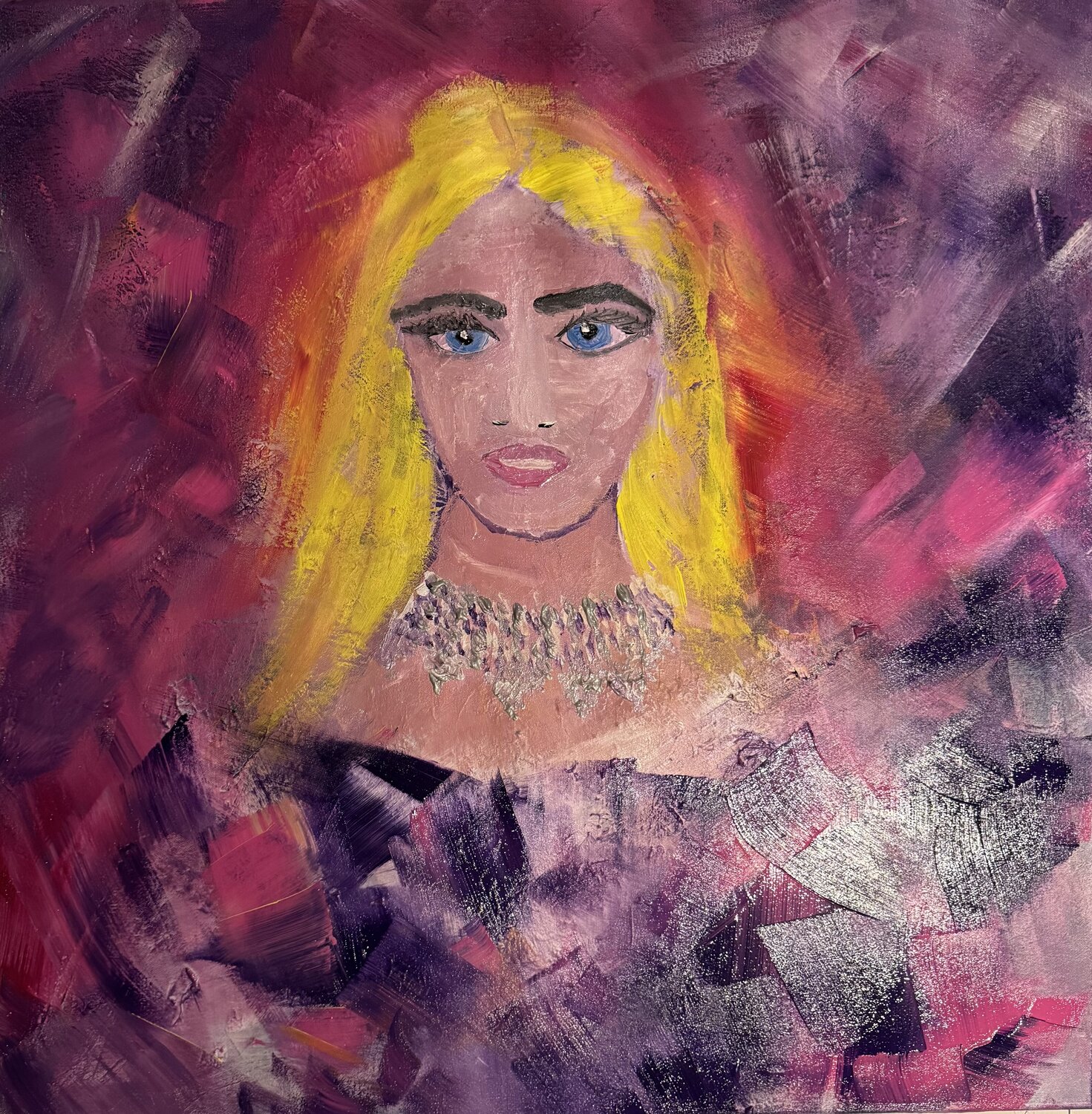 Madonna - Reborn on a dancefloor Jovica Noah Kostic Origineel schilderij te koop