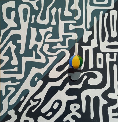 Exspression Enigmatic par Distante Vito, Peinture en vente sur Singulart