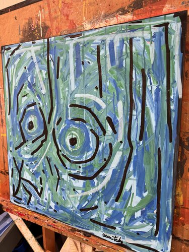 The universe remembers your name par dean tebo jr, Peinture en vente sur Singulart