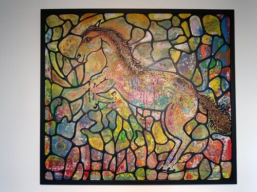 Stable par Yomi Gbamis, Peinture en vente sur Singulart
