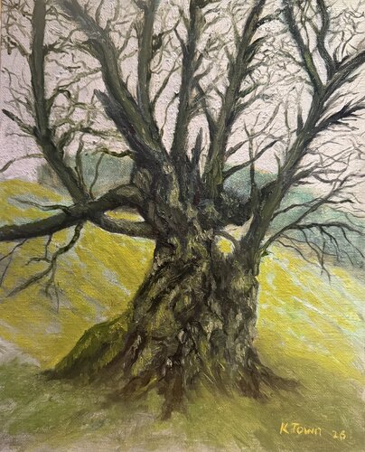 Ancient oak di Karen Town, Pittura in vendita su Singulart