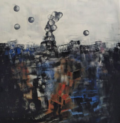 Pillars of Thought de Danijela Jovic, Pintura a la venta en Singulart