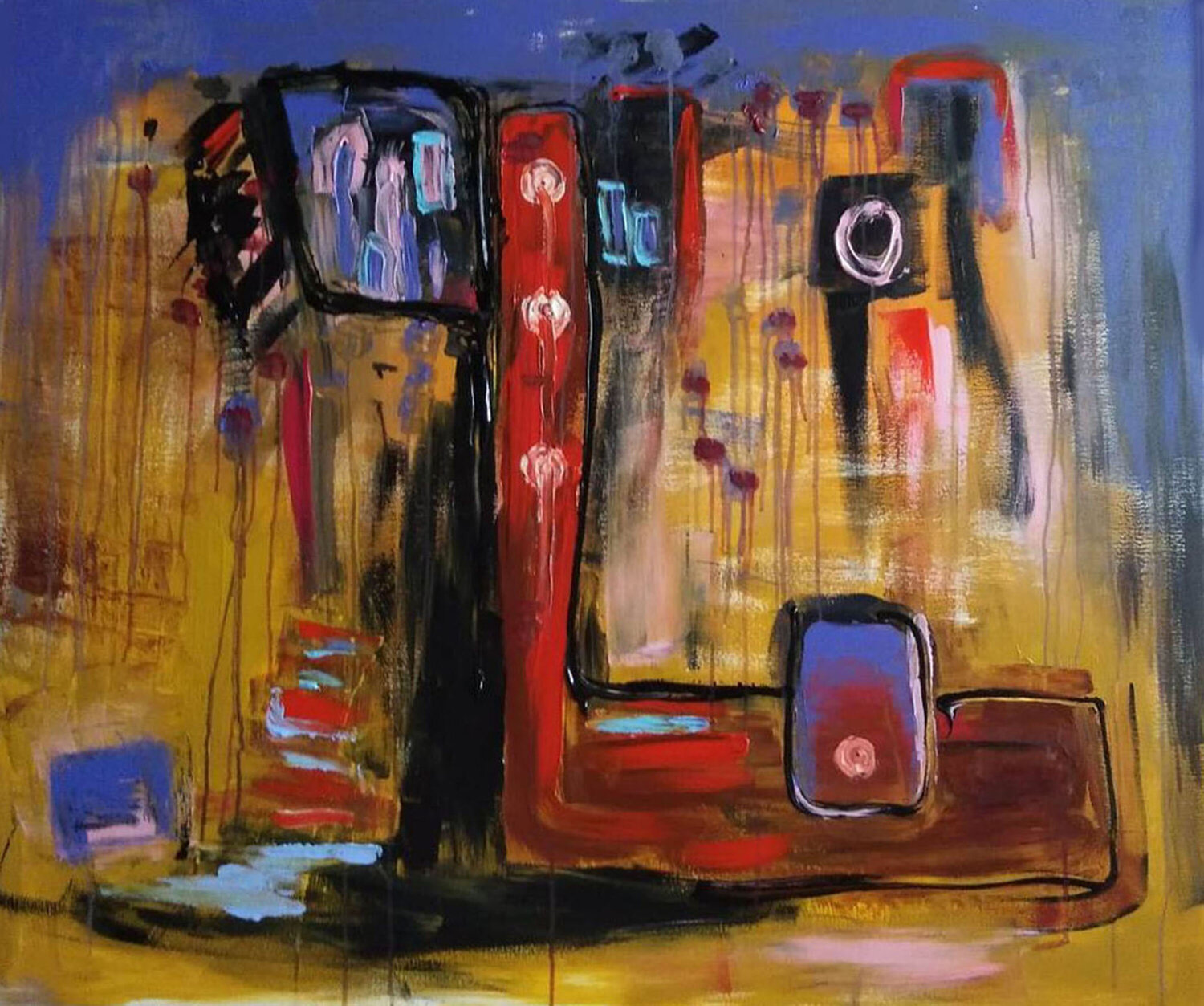 Cryptic Totem Danijela Jovic Pintura original en venta