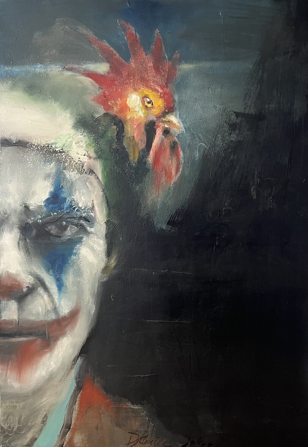 Joker Dorsten D. Klauke Original painting for sale