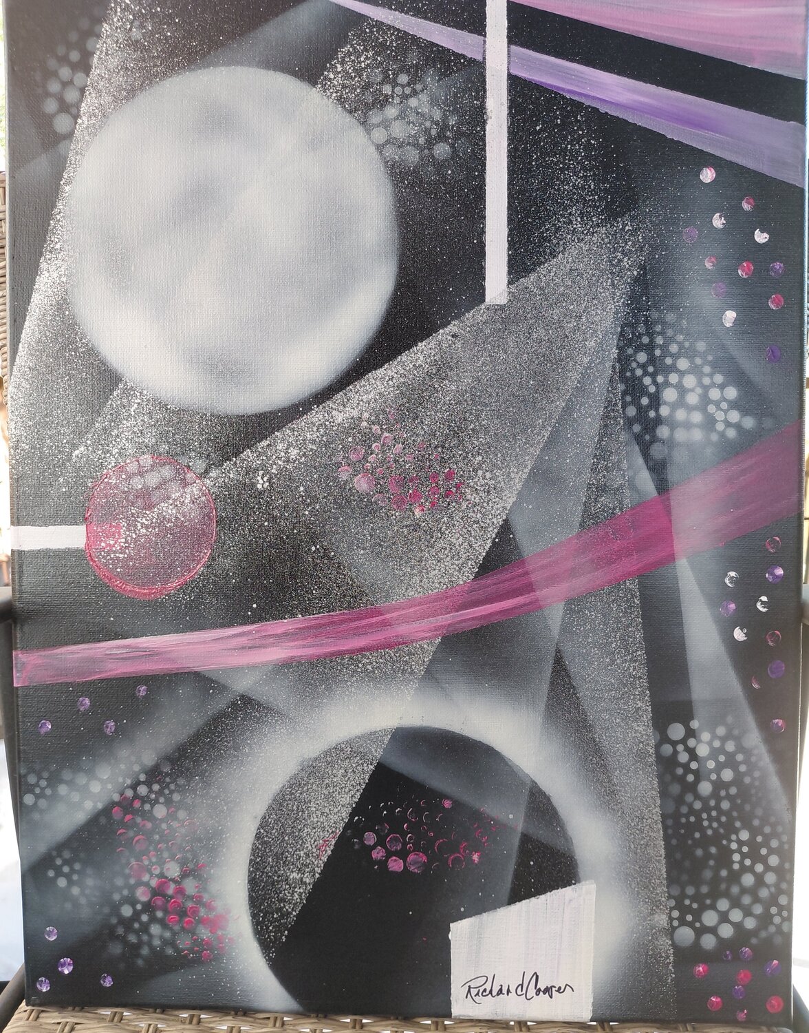 Futuristic / Cosmic Richard Cooper Pintura original en venta
