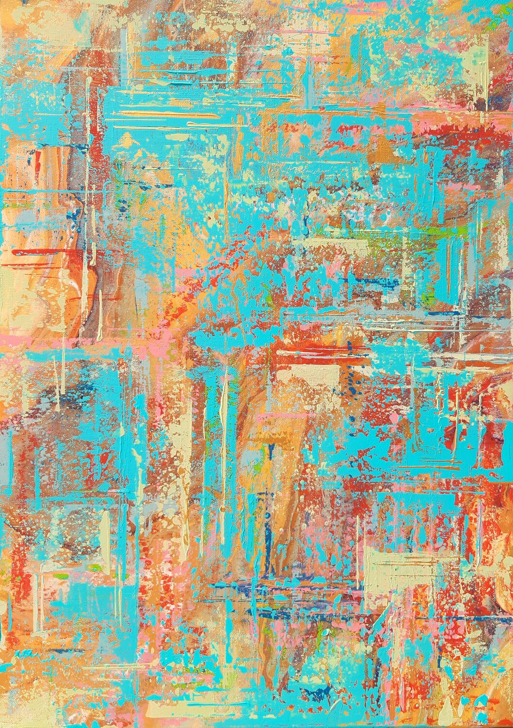 Contraste game Rachel Corvaisier Pintura original en venta