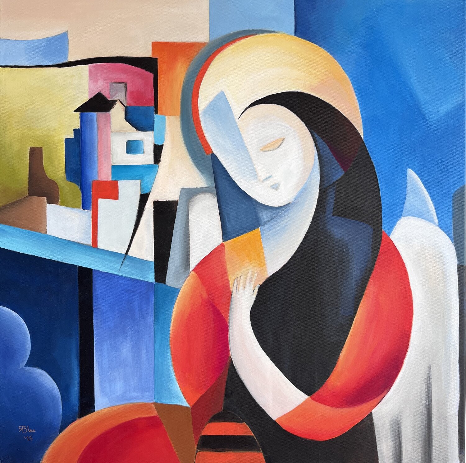 Harmonia Ralyn Blue Pintura original en venta