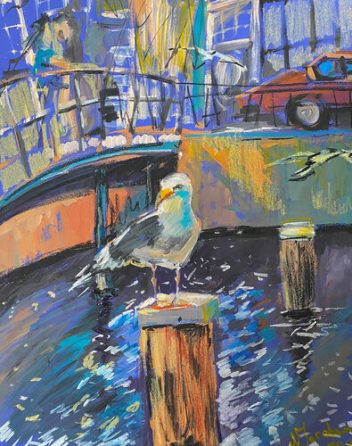 Amsterdam by Natali Jordan, Work on Paper for Sale on Singulart