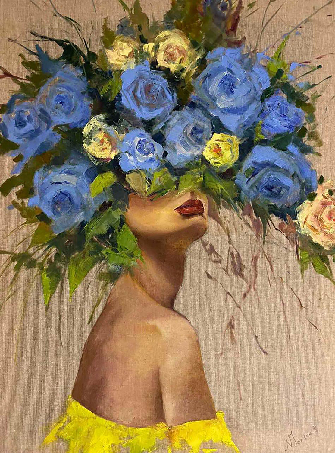 Flora Natali Jordan Pintura original en venta