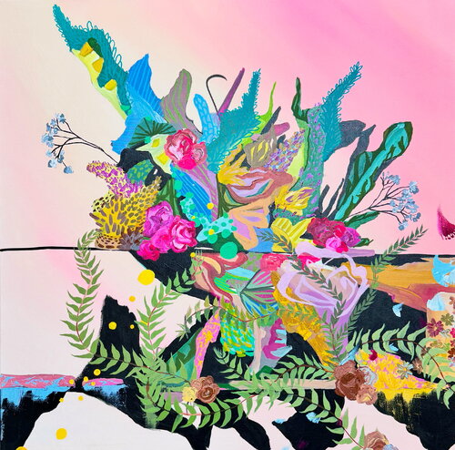 Let’s Stop Second Guessing di Bianca Youngers, Pittura in vendita su Singulart