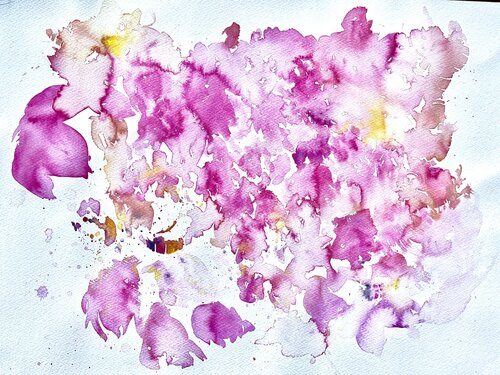 Ciliegi in fiore a Milano par Bice Perrini, Œuvre sur papier en vente sur Singulart