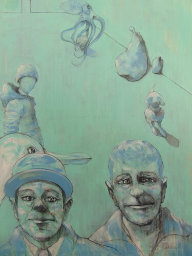 AI MARGINI DEI SOGNI van Cavalieri Marco, Schilderij te koop op Singulart