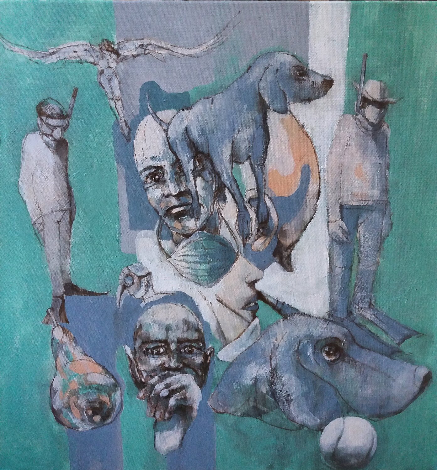 Tempo sospeso Cavalieri Marco Peinture originale à vendre