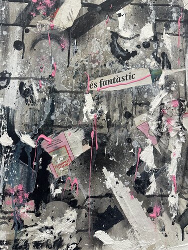 Newspapers I by Lorena Lavascsk, Painting for Sale on Singulart
