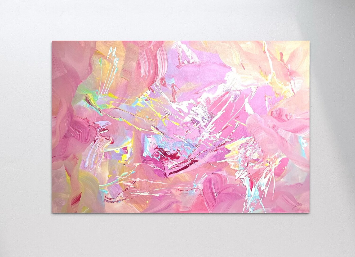 LOVE SPACE Pia Schulz Pintura original en venta