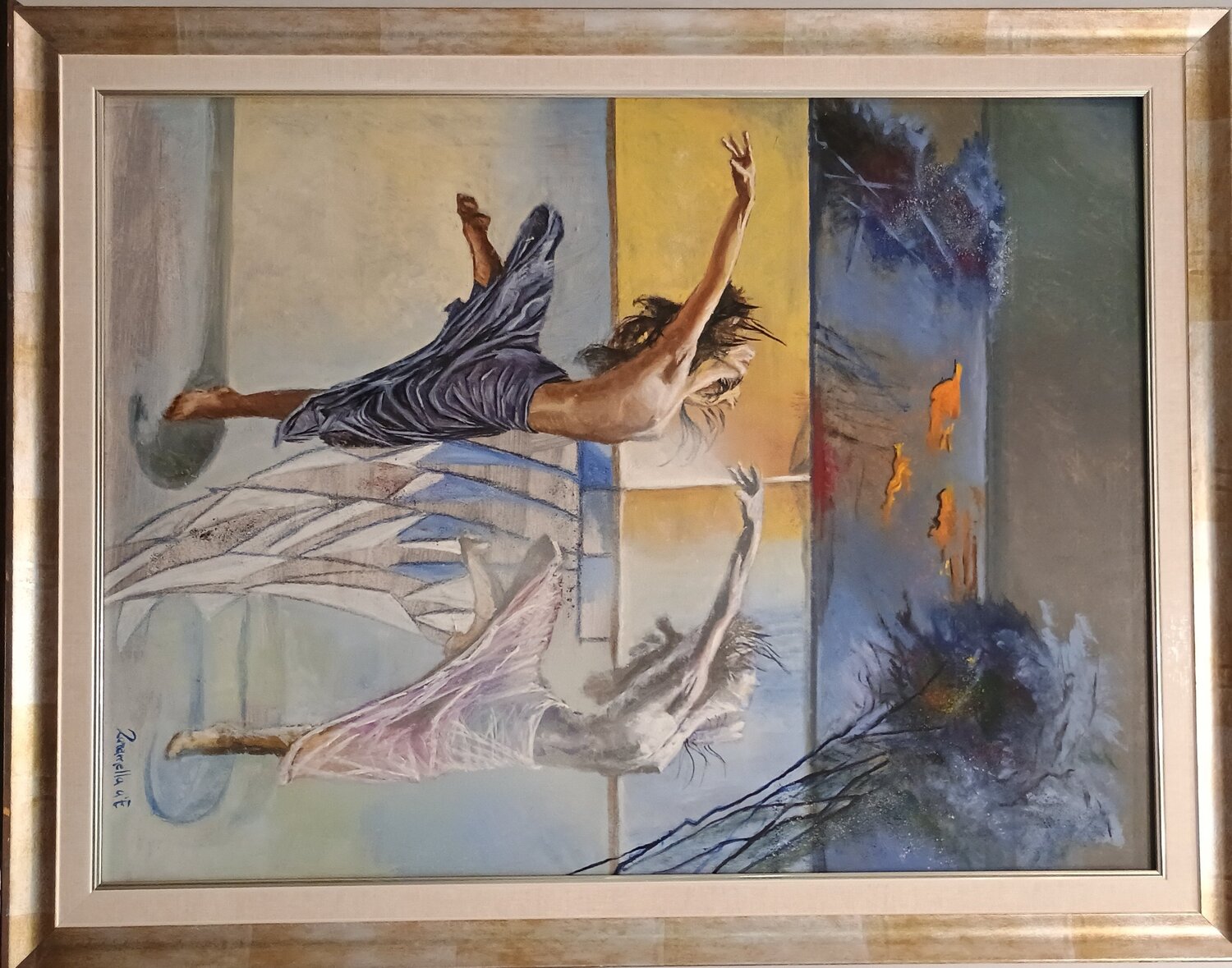 Per splendere ho bisogno delle tenebre Zaramella d'Este Anna Origineel schilderij te koop