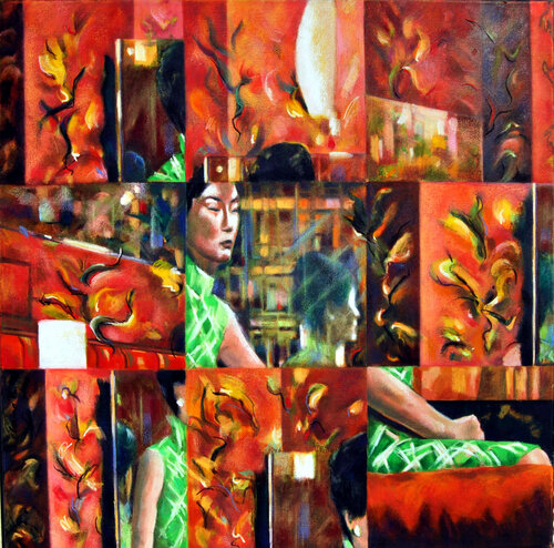 Mrs. Li's Walls #1 by Carmo Romão, 絵画 for Sale on Singulart