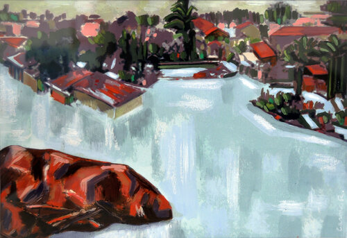 landscape #5 by Carmo Romão, 絵画 for Sale on Singulart