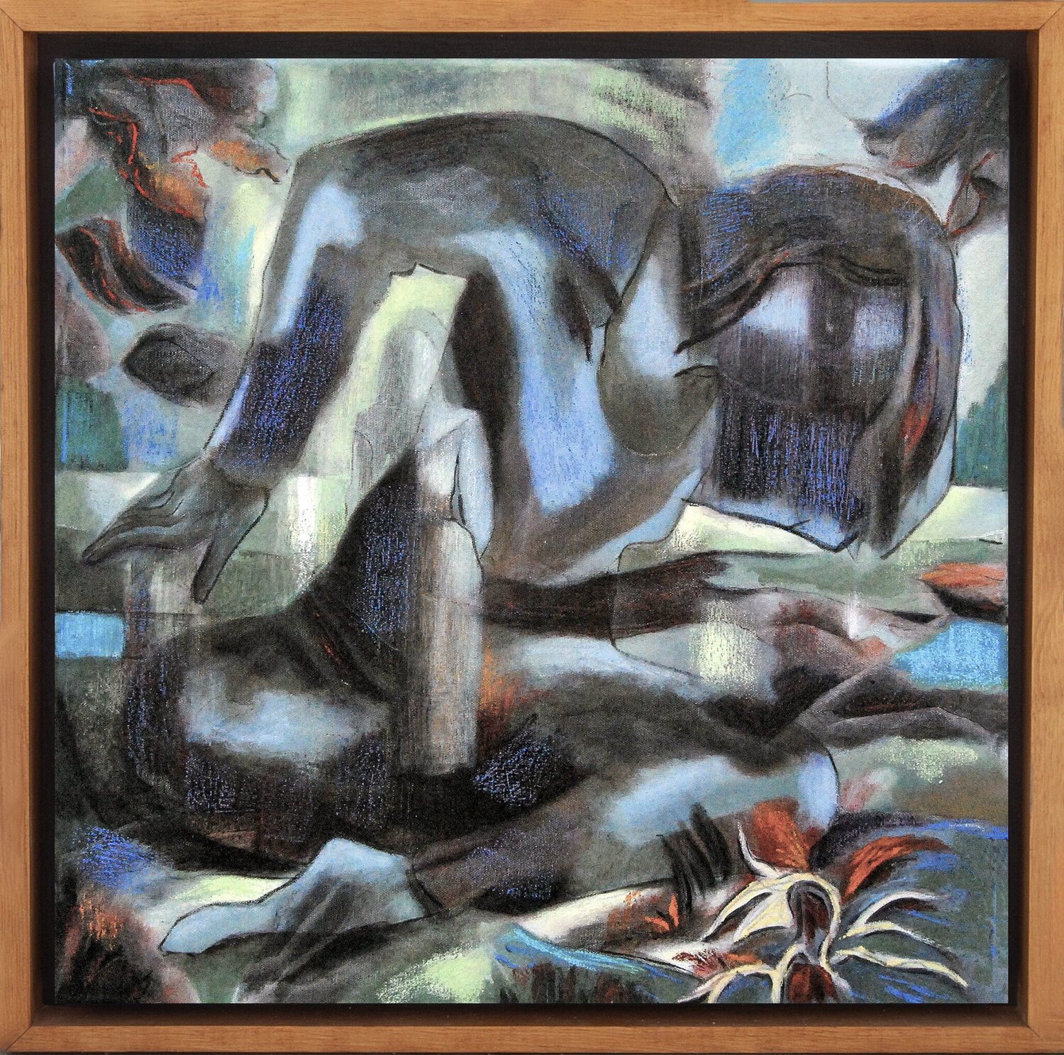 “Plant Print” #3 Carmo Romão Peinture originale à vendre