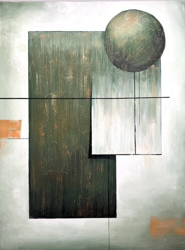 GREEN ORBIT par Tori Grin, Peinture en vente sur Singulart