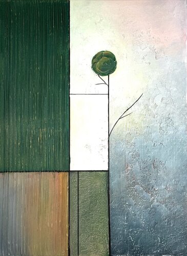SILENT GEOMETRY par Tori Grin, Peinture en vente sur Singulart