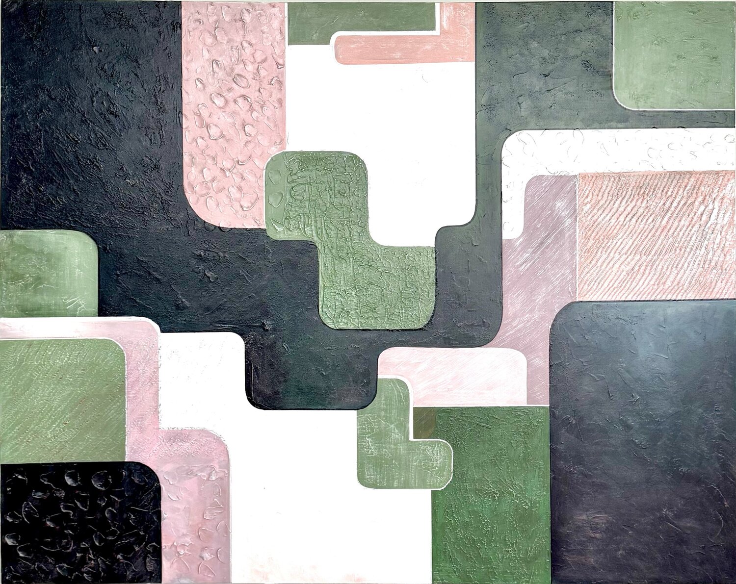 BLUSH & MOSS Tori Grin Dipinto originale in vendita