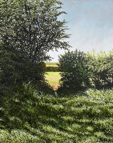 Walk through by Larry Hoskins, Painting for Sale on Singulart