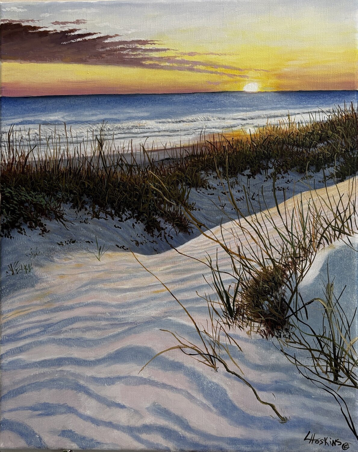 Outer Banks Larry Hoskins Original painting for sale