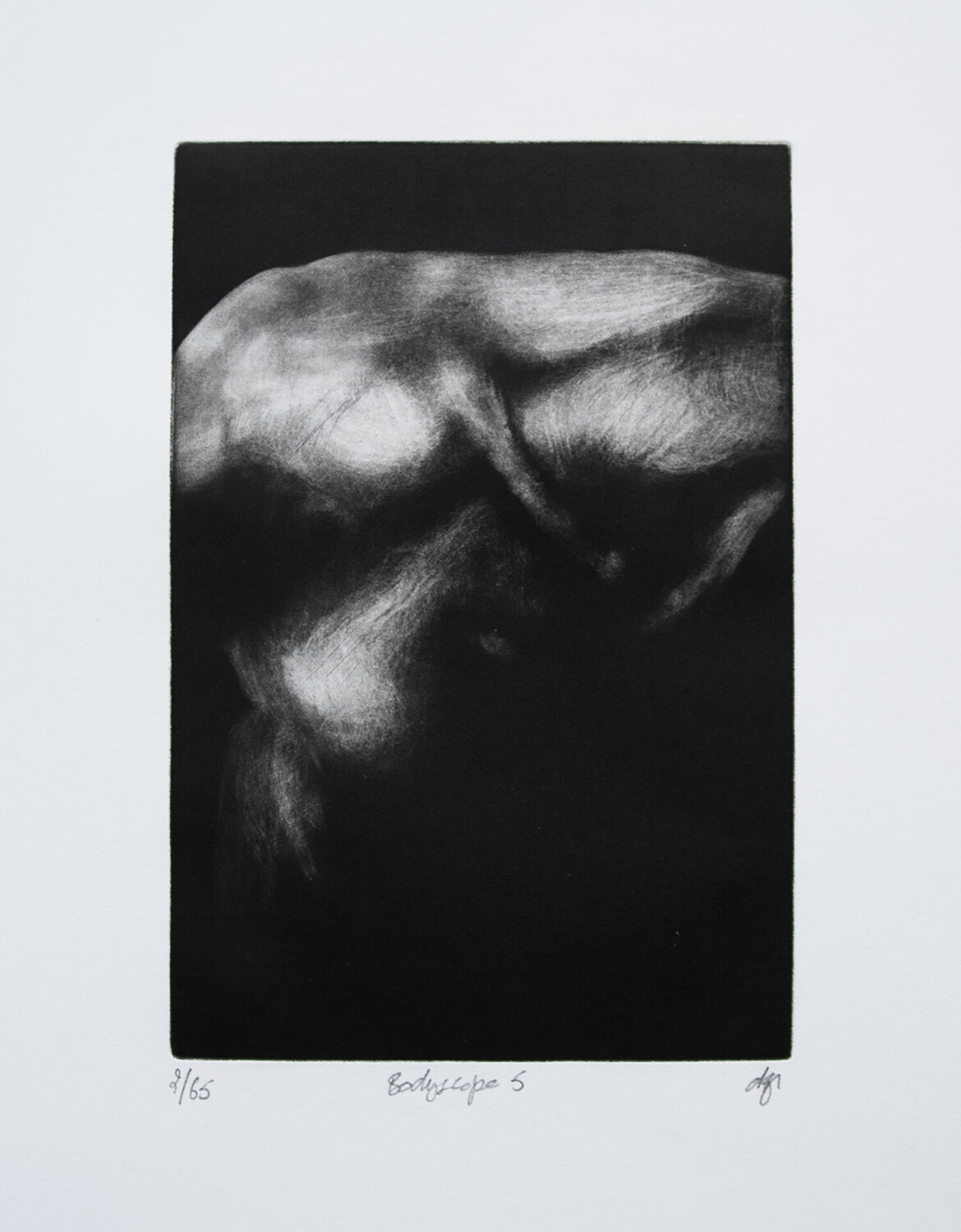 Bodyscape 5 Dominique Zeltzer Russell Print for sale