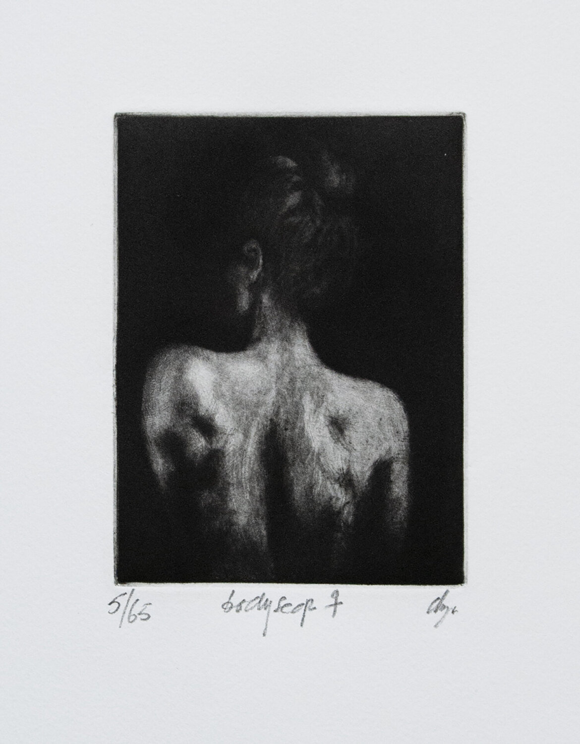 Bodyscape 7 Dominique Zeltzer Russell Print for sale