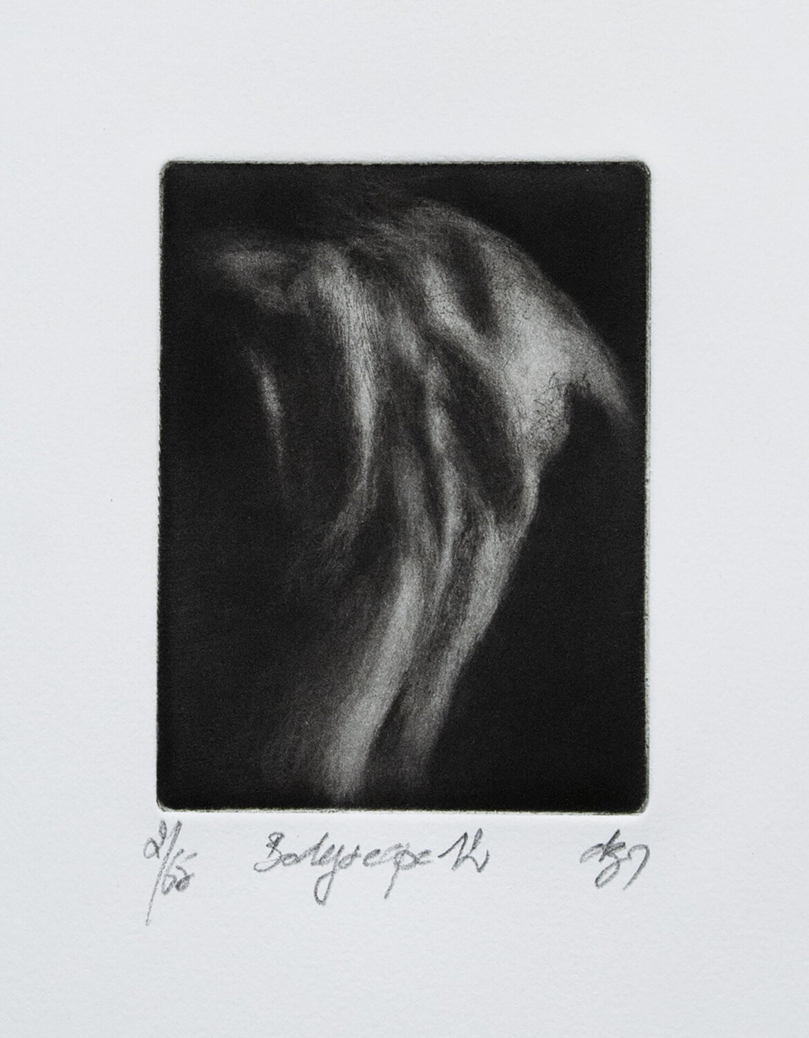 Bodyscape 12 Dominique Zeltzer Russell Print for sale