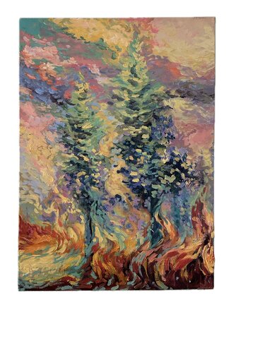 Wind Flammen von Mariami Pivovar, Malerei kaufen auf Singulart