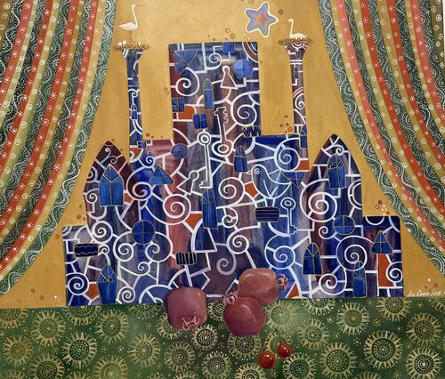 My Fairytale City I: The Arabesque 1 by Li-Safi Mariya, Painting for Sale on Singulart