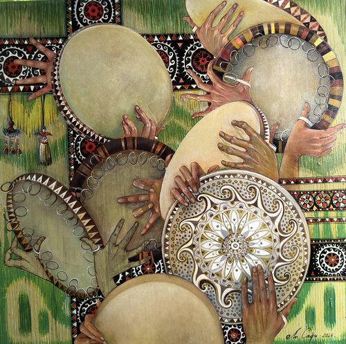 Rhythms of Summer van Li-Safi Mariya, Schilderij te koop op Singulart