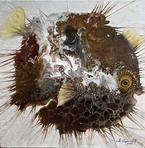 The Fugu Fish van Li-Safi Mariya, Schilderij te koop op Singulart