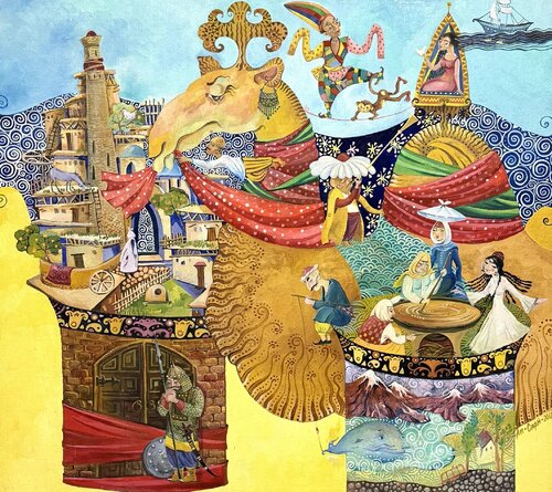 The Soul of Sumalyak von Li-Safi Mariya, Malerei kaufen auf Singulart